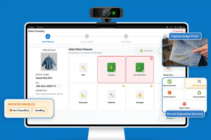 vAudit returns management software