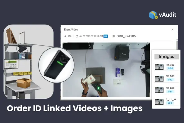 vAudit Video Recorder At Pack Station