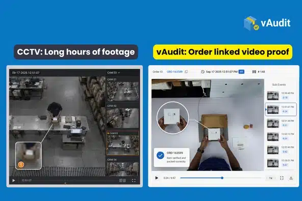vAudit order level evidence