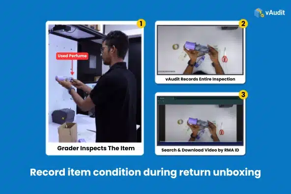 vAudit returns validation video system