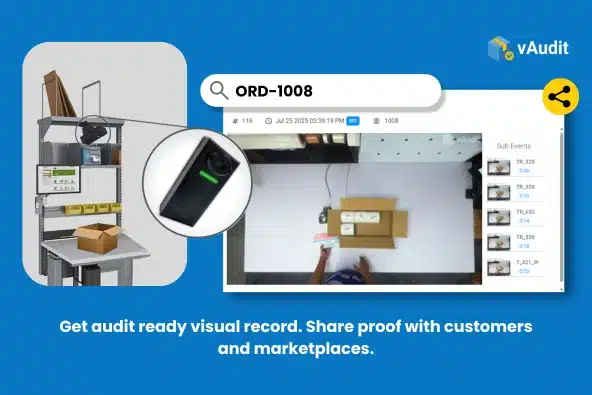 Audit ready visual record from vAudit