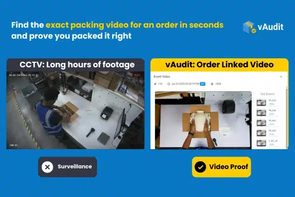 Surveillance vs vAudit packing evidence