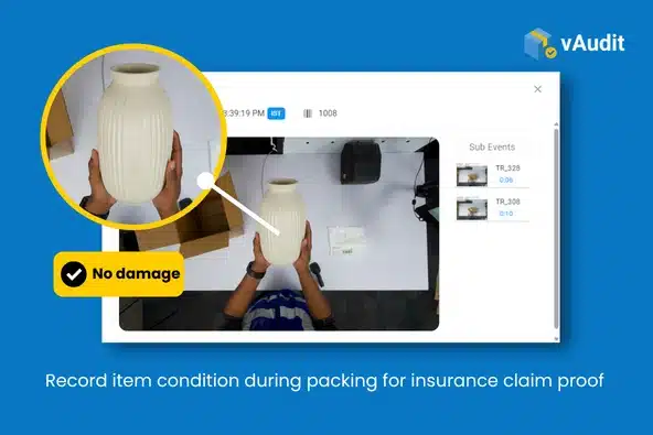 vAudit insurance claim proof