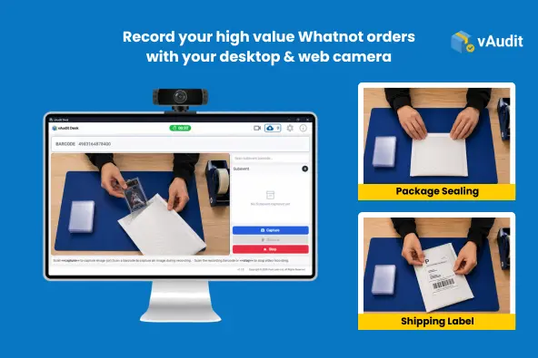 vAudit order linked packing video