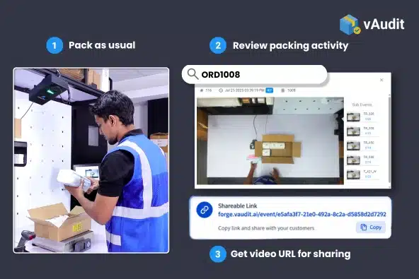 vAudit warehouse workflow visibility