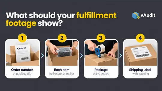 vAudit Whatnot seller help fulfillment footage